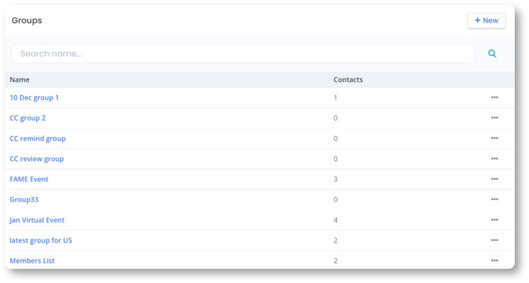 Create Contact Groups